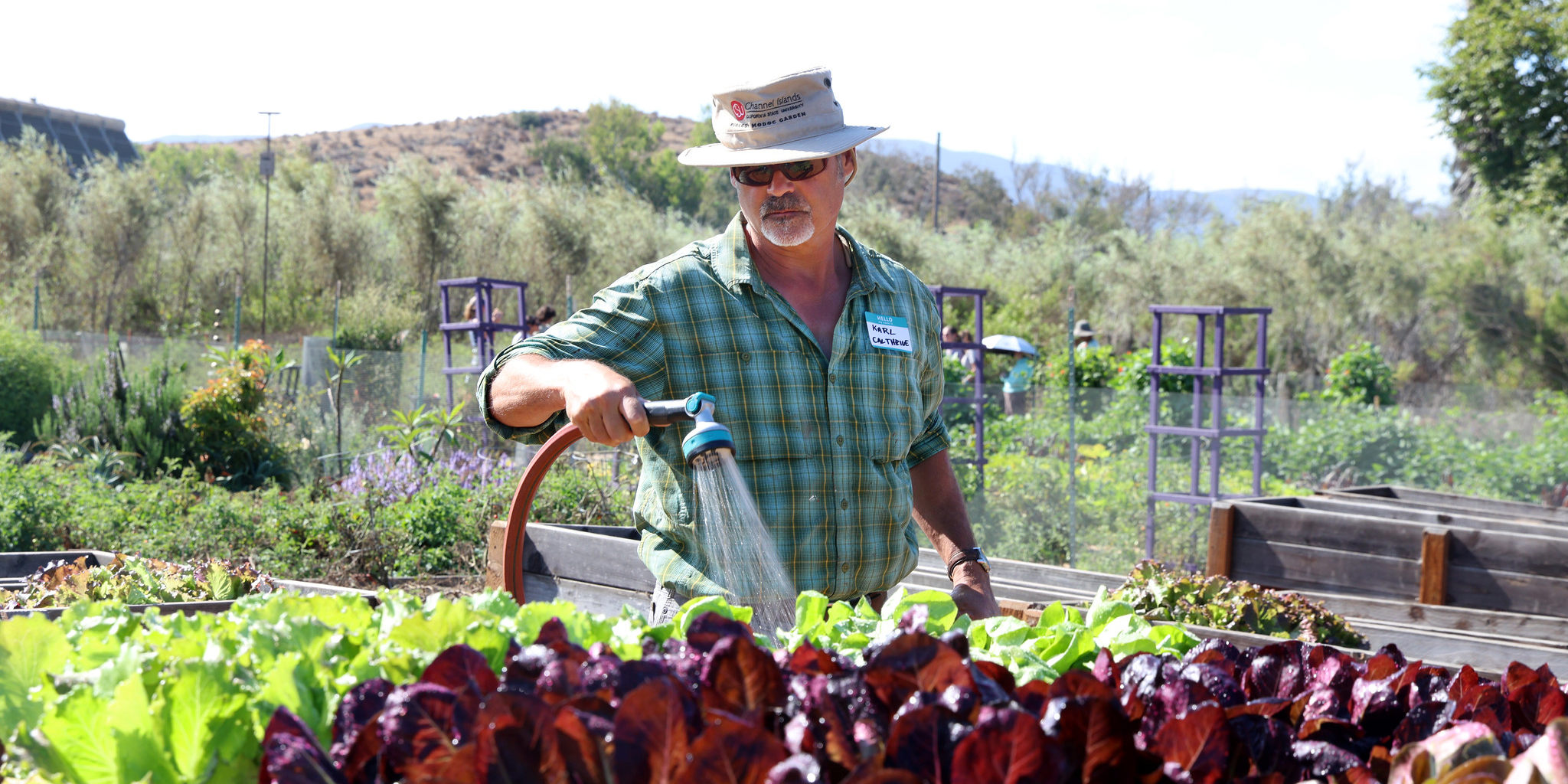 Karl Yost - Founding boardmember organizing farm operations